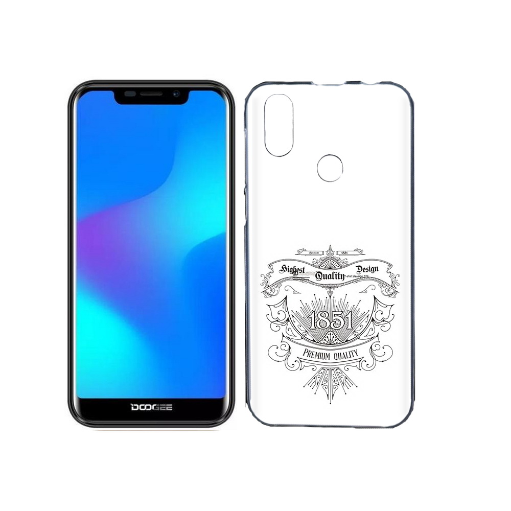 

Чехол MyPads Tocco для Doogee X70 логотип 1851 год, Прозрачный, Tocco