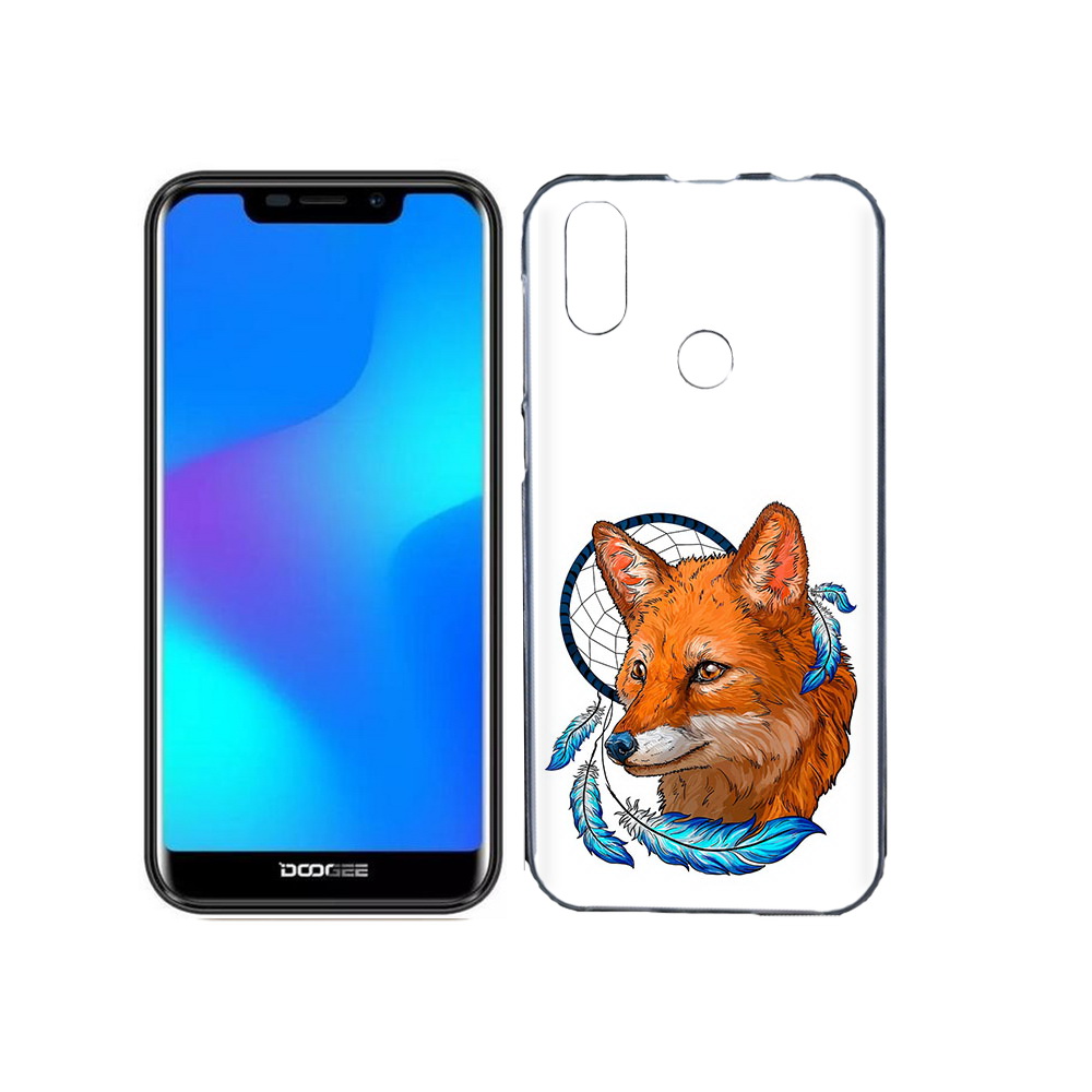 

Чехол MyPads Tocco для Doogee X70 лиса и ловец снов, Прозрачный, Tocco