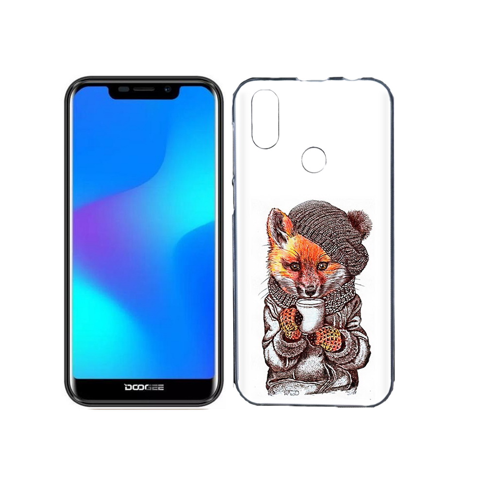 

Чехол MyPads Tocco для Doogee X70 лиса в шапке, Tocco