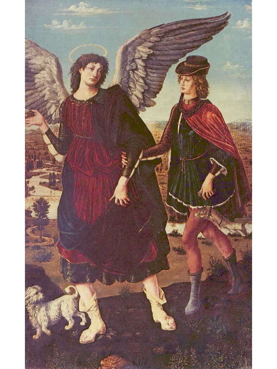 

Постер DRABS A3 Антонио дель Поллайоло Товия и ангел