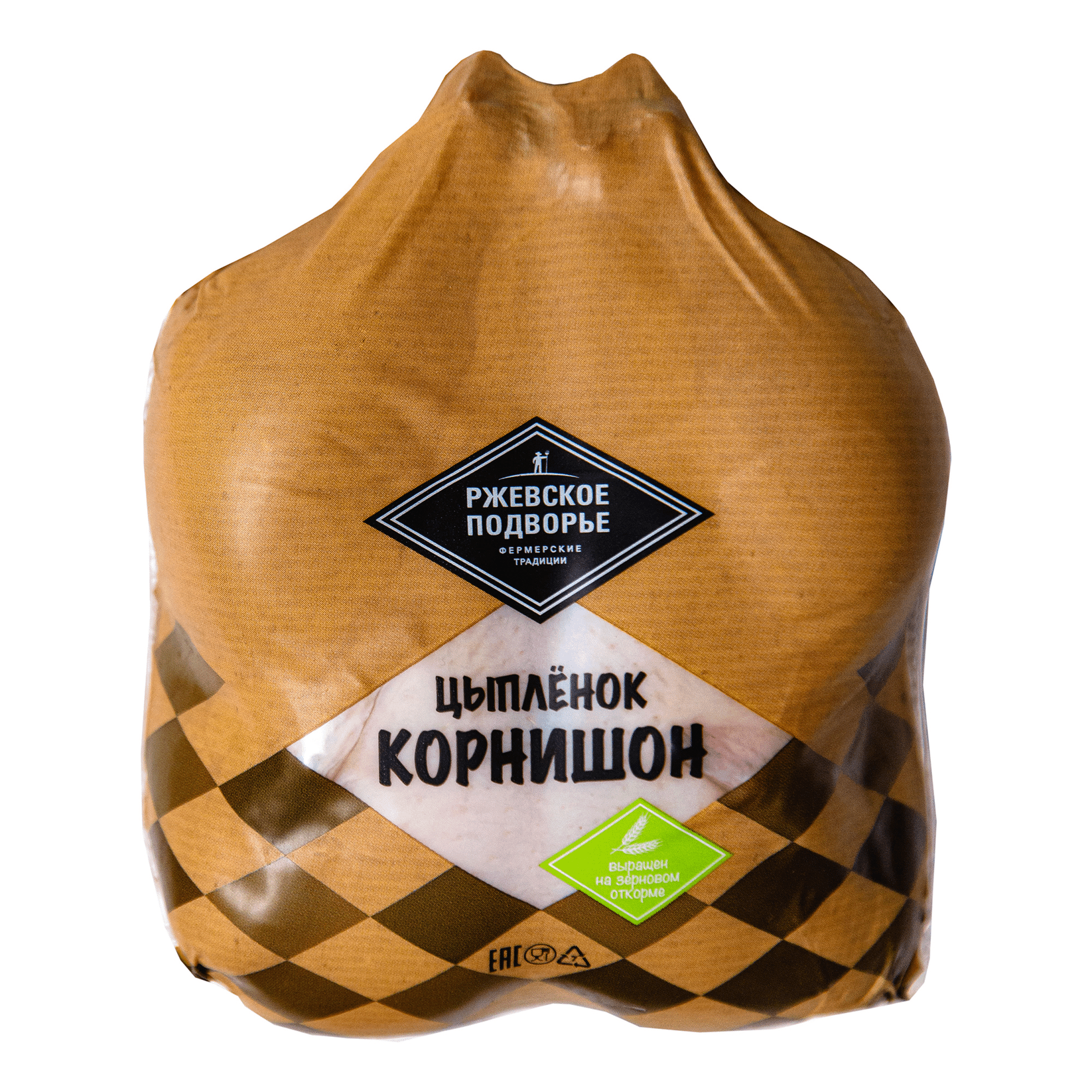 

Цыпленок Корнишон Ржевское подворье охлажденный +-700 г