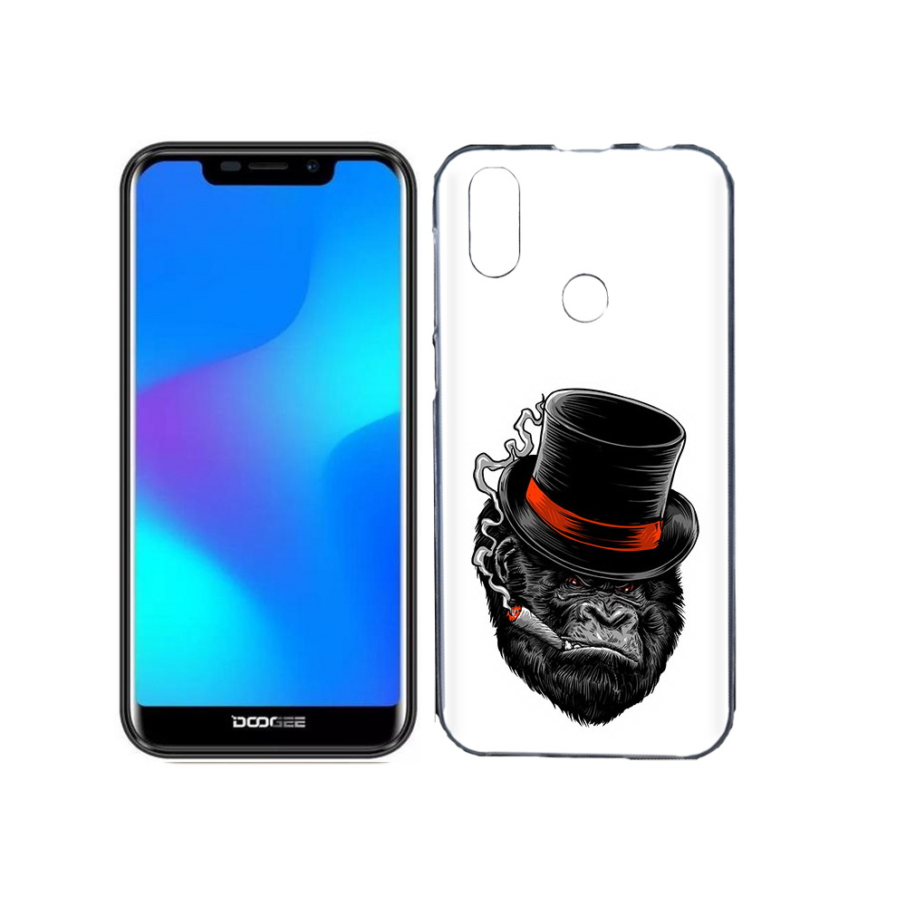 

Чехол MyPads Tocco для Doogee X70 дизайнерская горилла, Прозрачный, Tocco