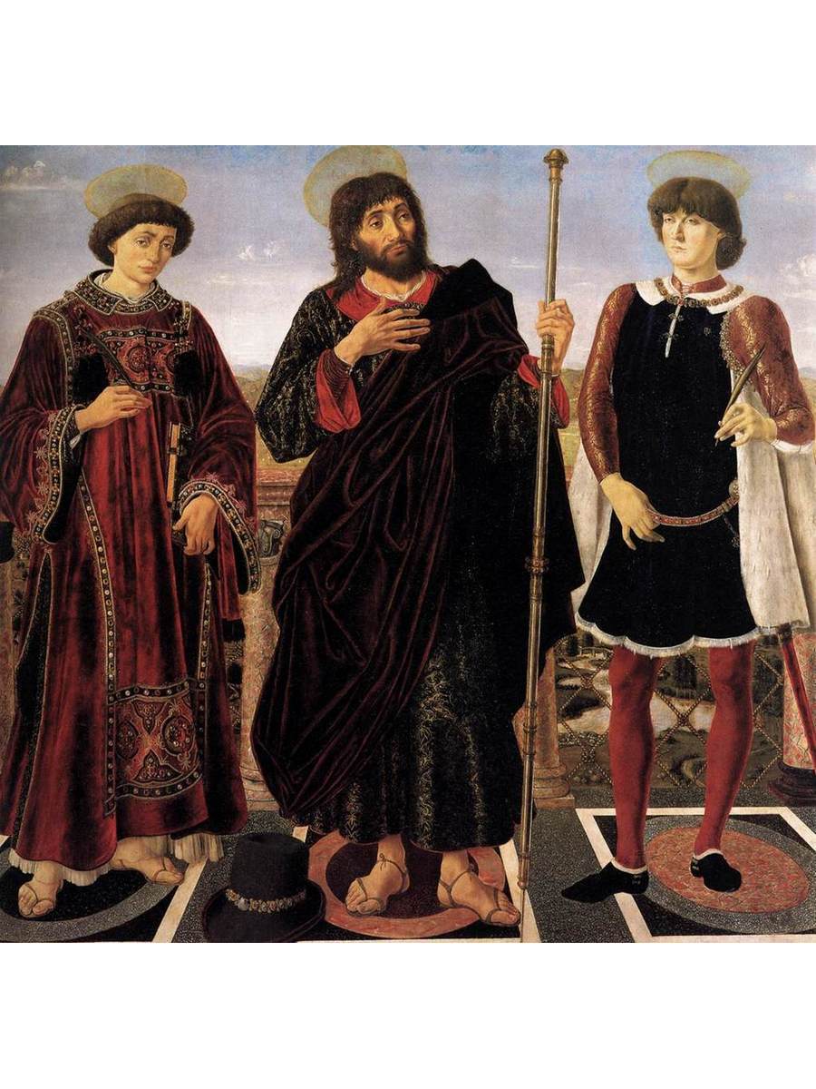 

Постер DRABS A3 Антонио дель Поллайоло Altarpiece of the Sts Vincent James and Eustace