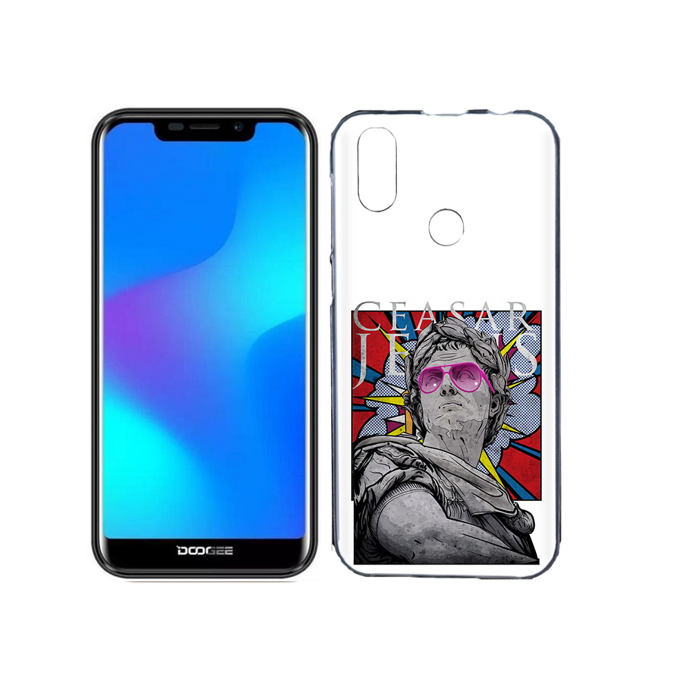

Чехол MyPads Tocco для Doogee X70 крутая статуя свободы, Прозрачный, Tocco