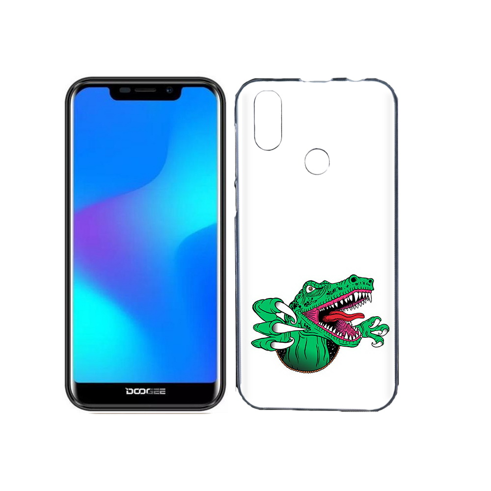 

Чехол MyPads Tocco для Doogee X70 крокодил, Прозрачный, Tocco