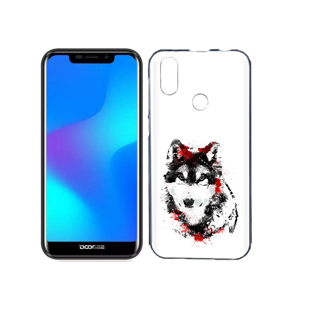 

Чехол MyPads Tocco для Doogee X70 кровавый волк, Прозрачный, Tocco