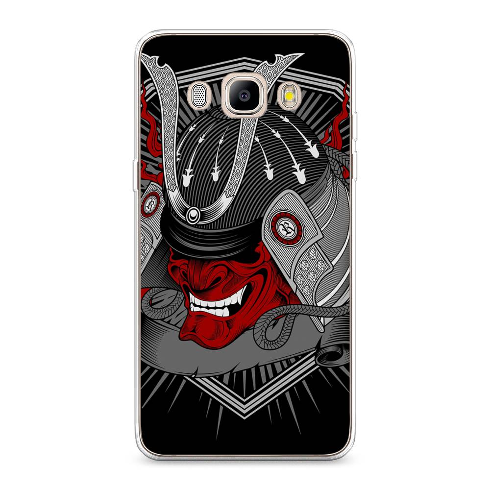 

Чехол на Samsung Galaxy J5 2016 "Красная маска самурая", Белый;красный;черный, 22750-4