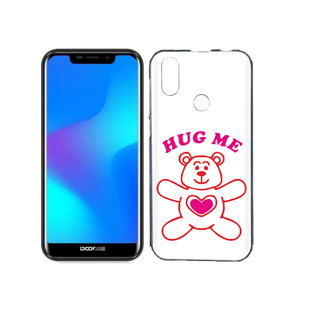 

Чехол MyPads Tocco для Doogee X70 14 февраля обними меня, Прозрачный, Tocco