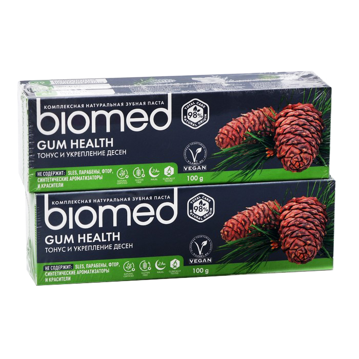 

Зубная паста Biomed Gum Health, 100 г, 2 шт. в наборе 7787695