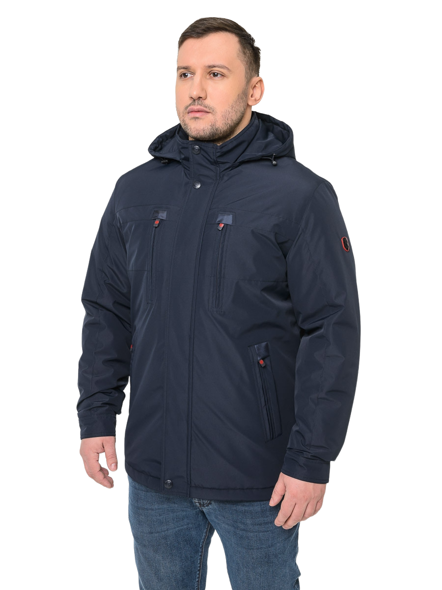 

Куртка мужская VIZANI VD10705C синяя 50 RU, Синий, VD10705C