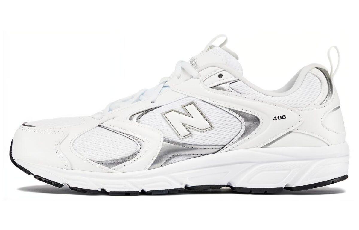 

Кроссовки унисекс New Balance 408 белые 36 EU, Белый, 408