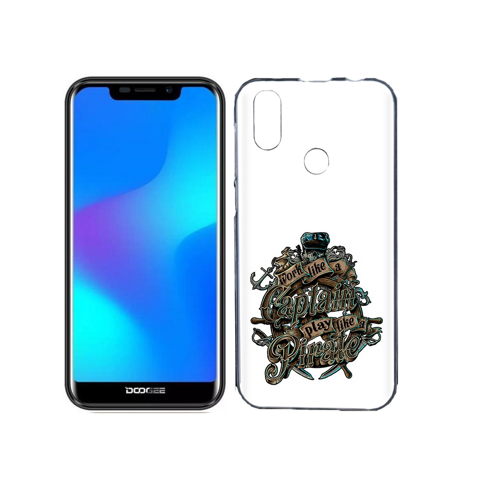 

Чехол MyPads Tocco для Doogee X70 капитан пиратов, Прозрачный, Tocco