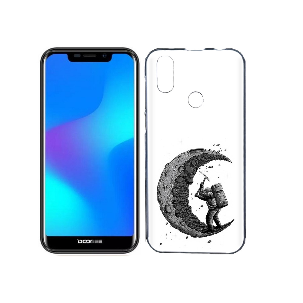 

Чехол MyPads Tocco для Doogee X70 камненная луна, Прозрачный, Tocco