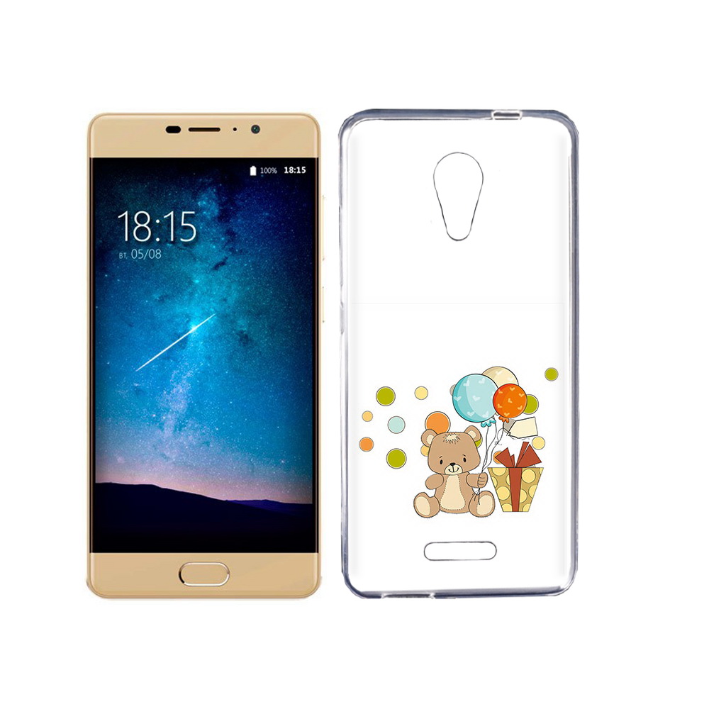 

Чехол MyPads Tocco для BQ 5201 Space медвеженок с подарком, Прозрачный, Tocco