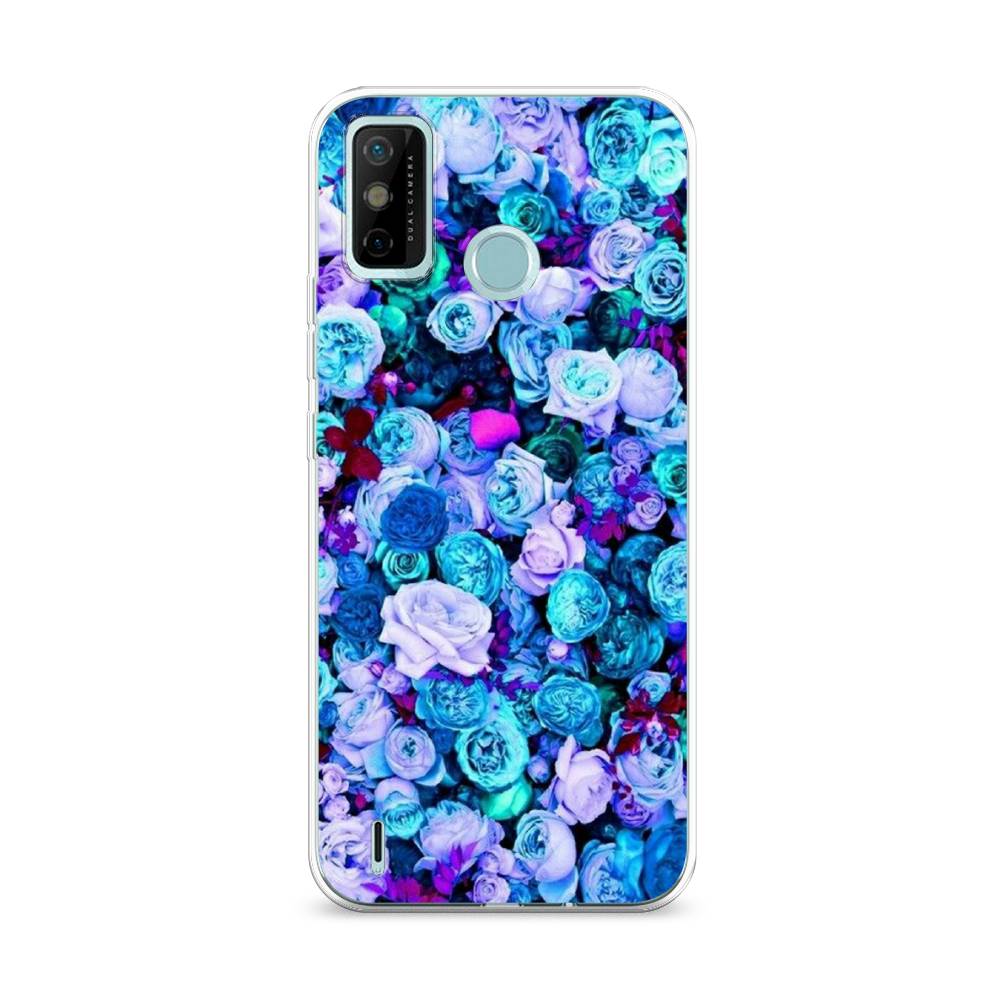 

Чехол на Tecno Spark 6 Go "Цветочный ковер", Фиолетовый, 300250-2