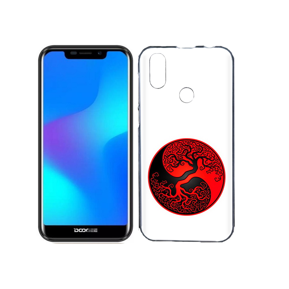 

Чехол MyPads Tocco для Doogee X70 инь янь дерево, Прозрачный, Tocco