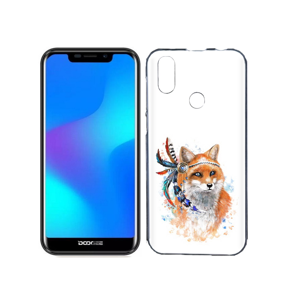 

Чехол MyPads Tocco для Doogee X70 инду лиса, Прозрачный, Tocco