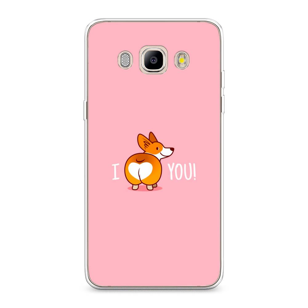 Чехол на Samsung Galaxy J5 2016 Корги I love you