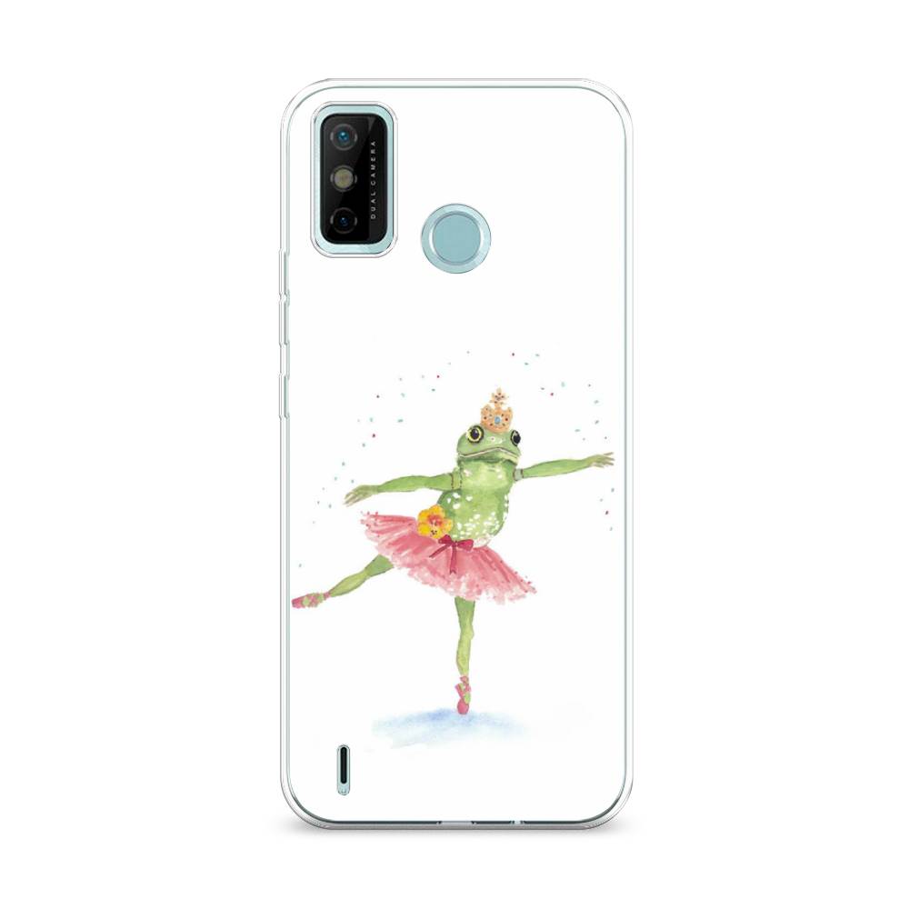 

Чехол на Tecno Spark 6 Go "Лягушка-балерина", Зеленый, 300250-4