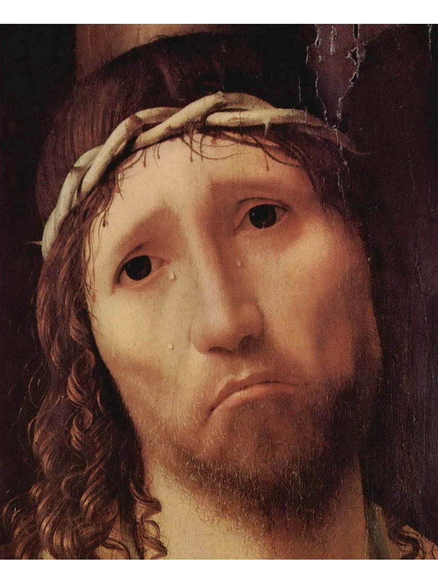 

Постер DRABS A3 Антонелло да Мессина Ecce Homo. лицо Христа