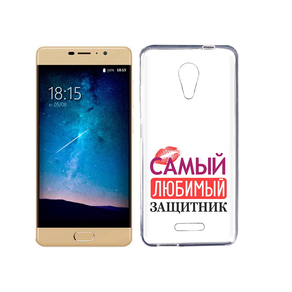 

Чехол MyPads Tocco для BQ 5201 Space любимый защитник, Прозрачный, Tocco