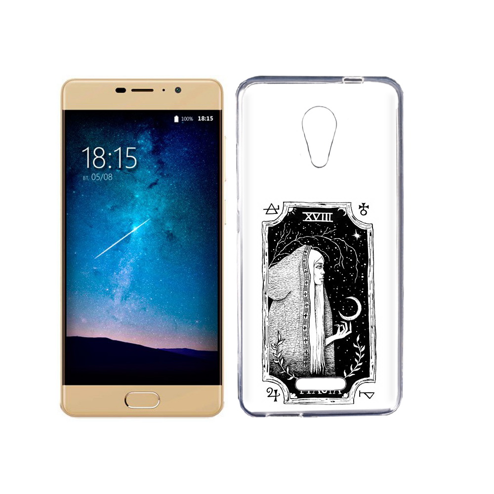 

Чехол MyPads Tocco для BQ 5201 Space лунная магия, Прозрачный, Tocco