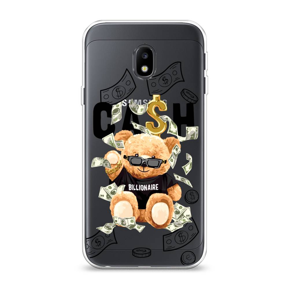 

Чехол на Samsung Galaxy J3 2017 "Big cash", Черный;серый;бежевый, 22550-6