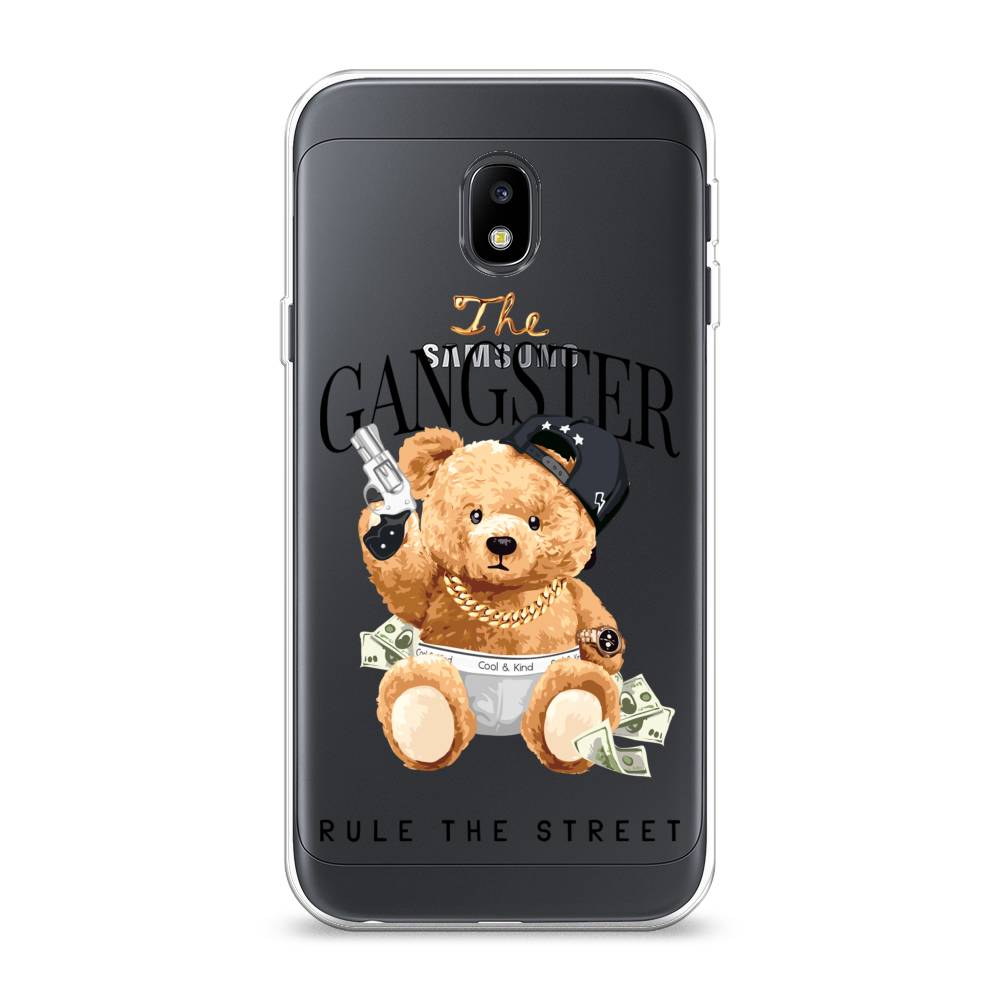 

Чехол на Samsung Galaxy J3 2017 "The Gangster", Бежевый;серый;черный, 22550-6