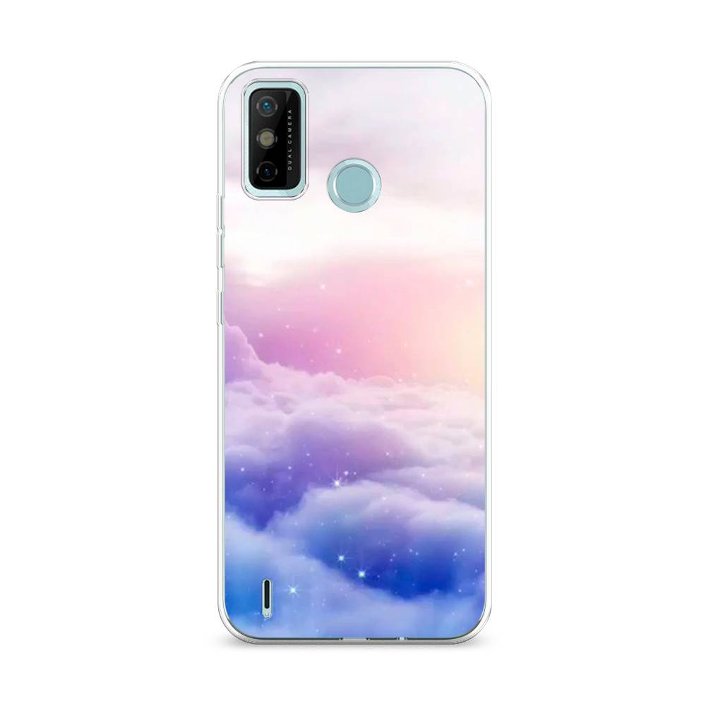

Чехол на Tecno Spark 6 Go "Небеса", Голубой;белый;розовый, 300250-2