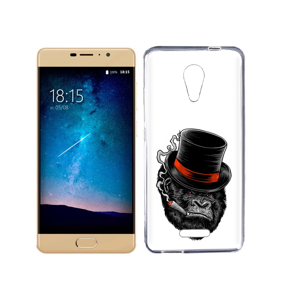 

Чехол MyPads Tocco для BQ 5201 Space дизайнерская горилла, Прозрачный, Tocco