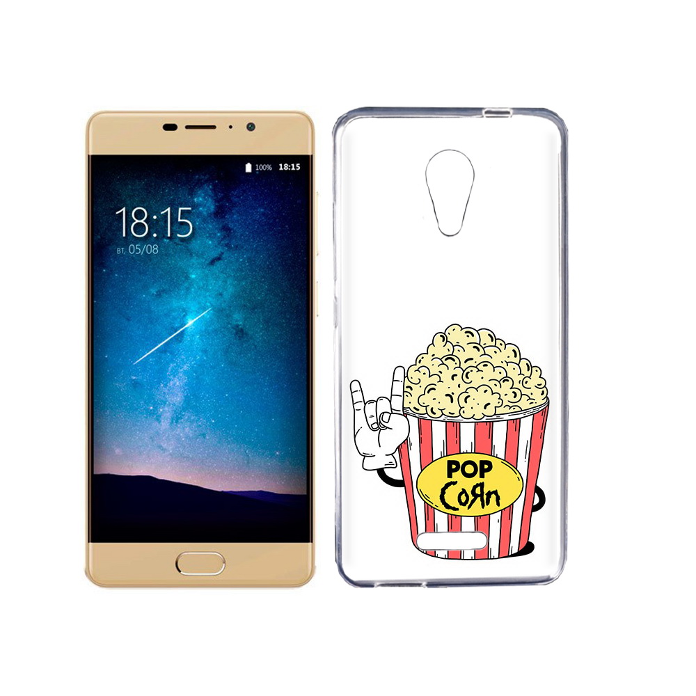 

Чехол MyPads Tocco для BQ 5201 Space крутой попкорн, Прозрачный, Tocco