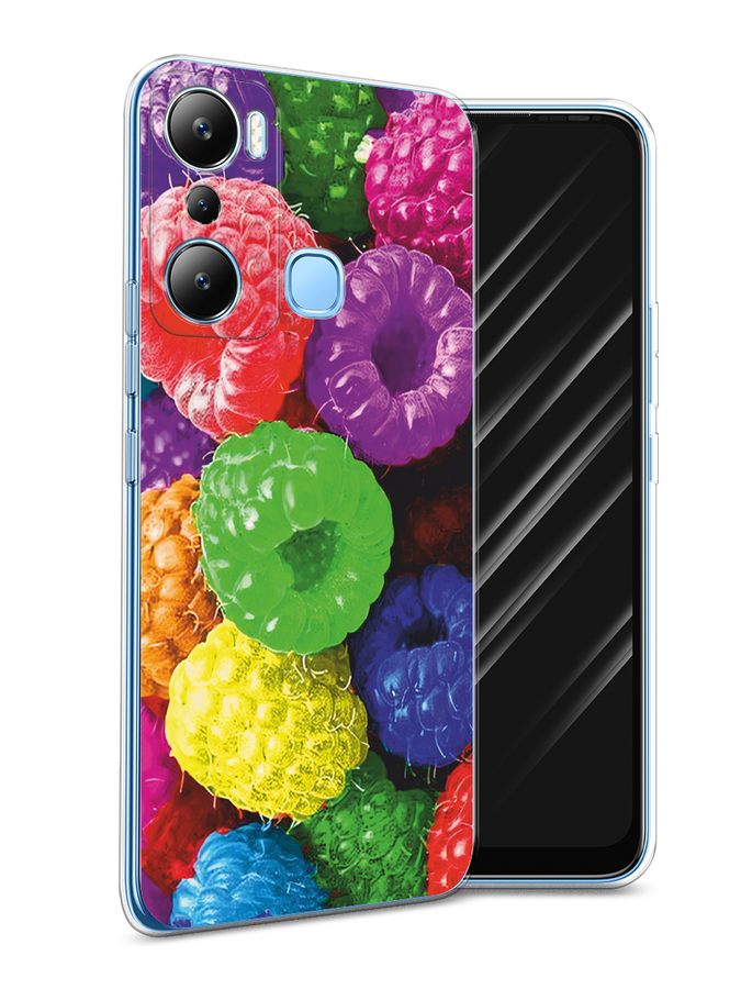 

Чехол Awog на Infinix HOT 20i "Разноцветная малина", Разноцветный, 3102950-1