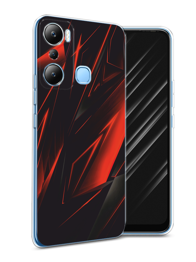 

Чехол Awog на Infinix HOT 20i "Игровой фон", Бордовый;красный;черный, 3102950-1