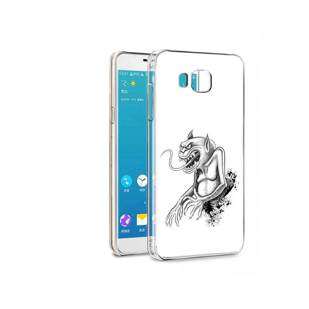 

Чехол MyPads Tocco для Samsung Galaxy Alpha чорт (PT13063.503.692), Прозрачный, Tocco