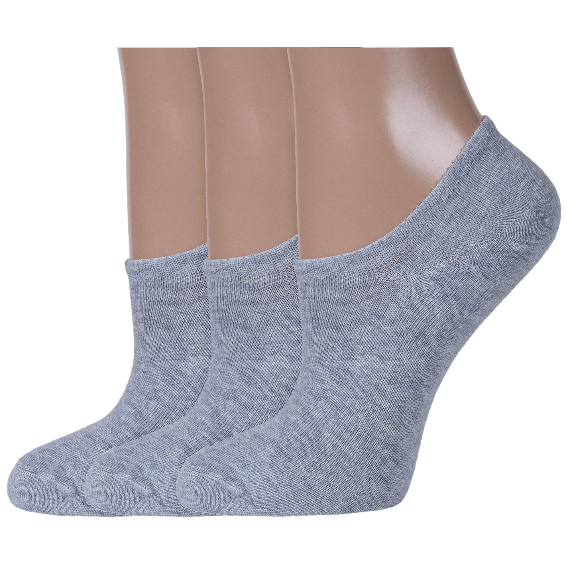 

Комплект носков женских Rusocks 3-Ж3-13040 серых 23-25, Серый, 3-Ж3-13040