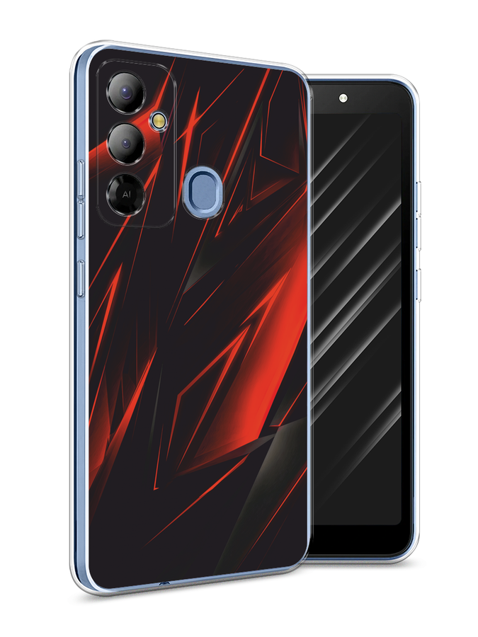 

Чехол Awog на Tecno Pop 6 Go "Игровой фон", Бордовый;красный;черный, 302950-1