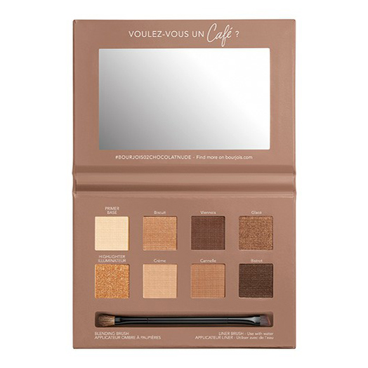 

Тени для век Bourjois nude edition 02 rue du cafe chocolat, 7,68 г