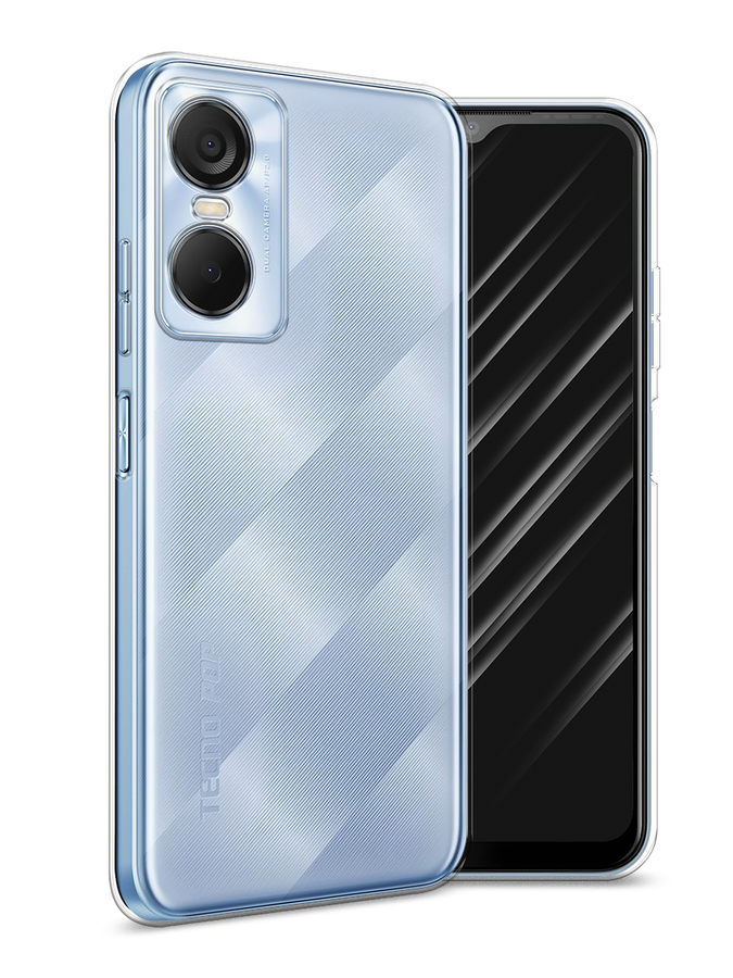 

Чехол Awog на Tecno Pop 6 Pro прозрачный, 302750-1