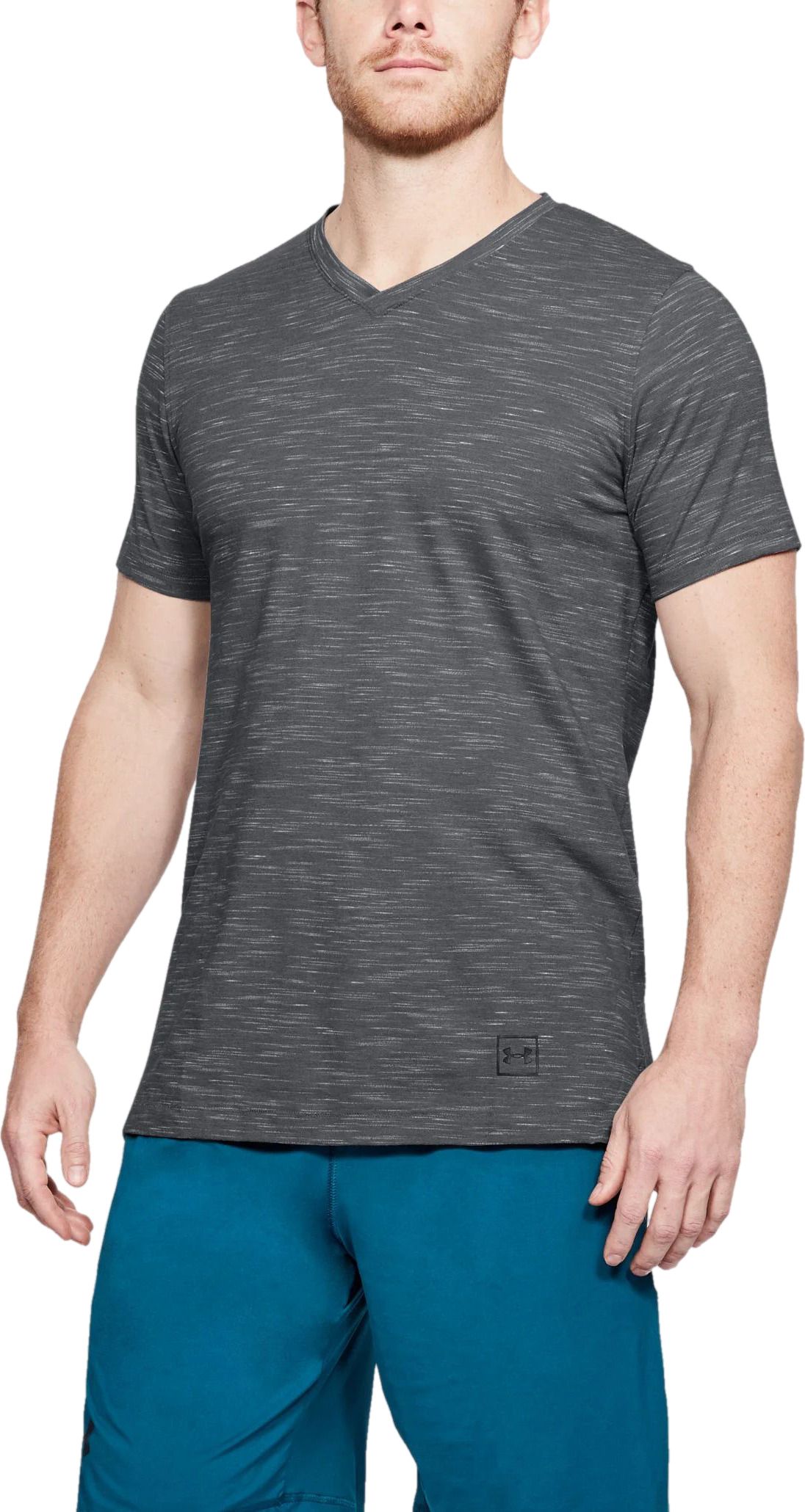 

Футболка мужская Under Armour Sportstyle Core V-Neck SS Tee серая SM, Серый, Sportstyle Core V-Neck SS Tee