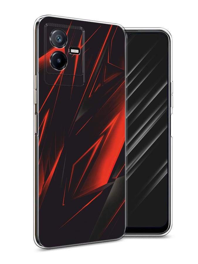

Чехол Awog на Vivo Y73t "Игровой фон", Бордовый;красный;черный, 268050-1