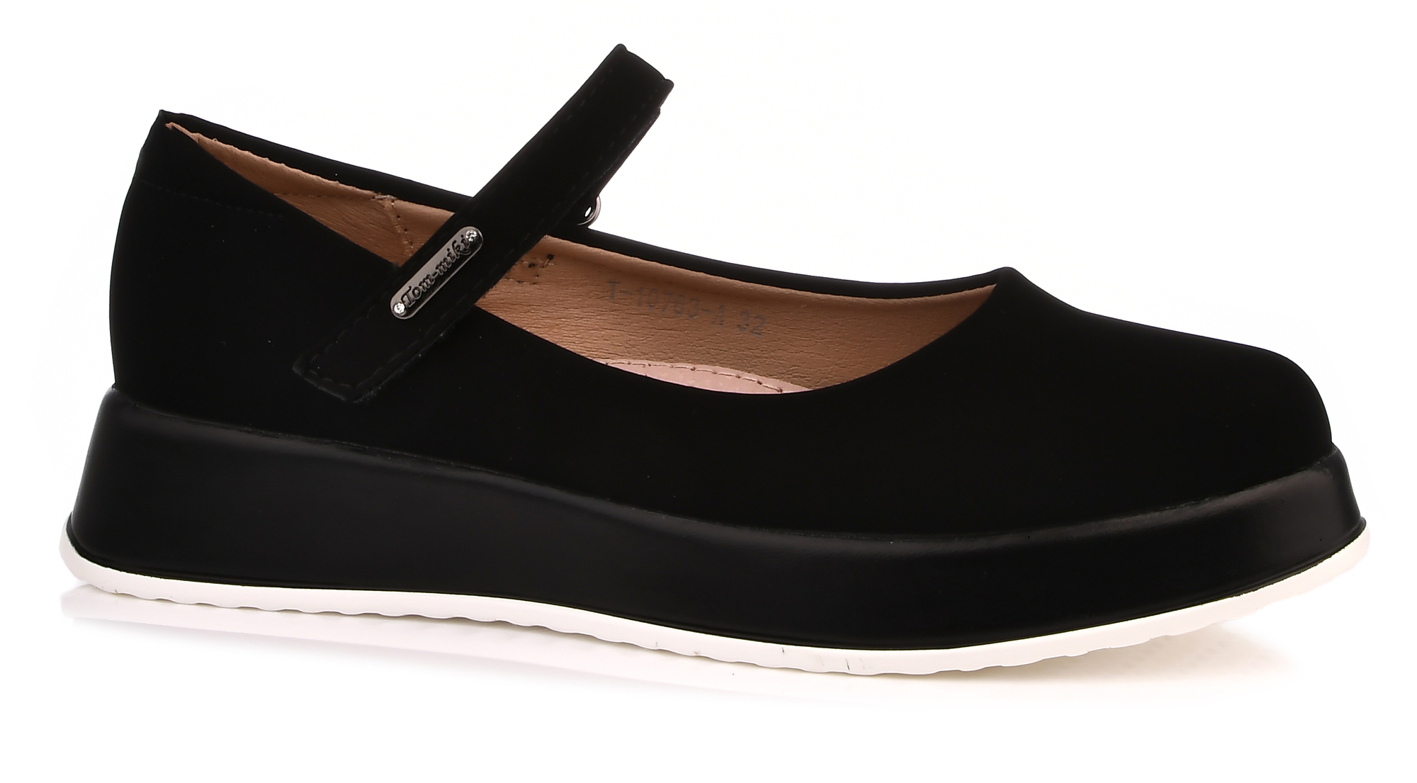 Туфли Tom-Miki для девочек, размер 37, T-10763-A, чёрные