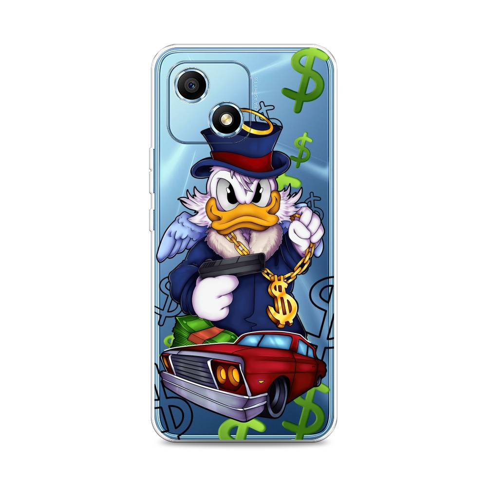 Чехол на Honor Play 30 Scrooge McDuck with a Gold Chain