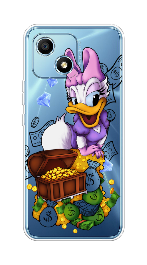 

Чехол на Honor Play 30 "Rich Daisy Duck", Коричневый;белый;фиолетовый, 6108750-6