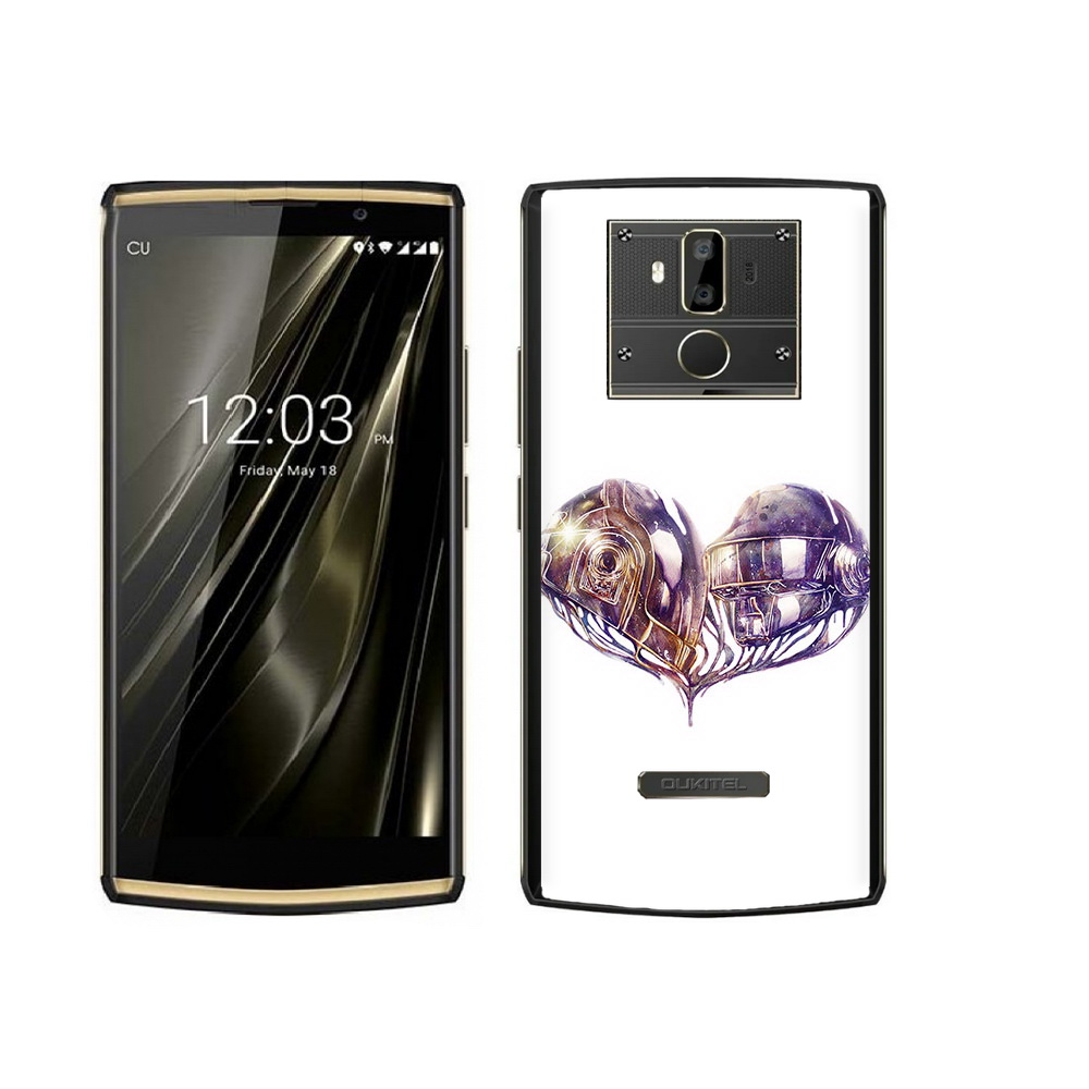 

Чехол MyPads Tocco для Oukitel K7 сердце абстракция, Прозрачный, Tocco