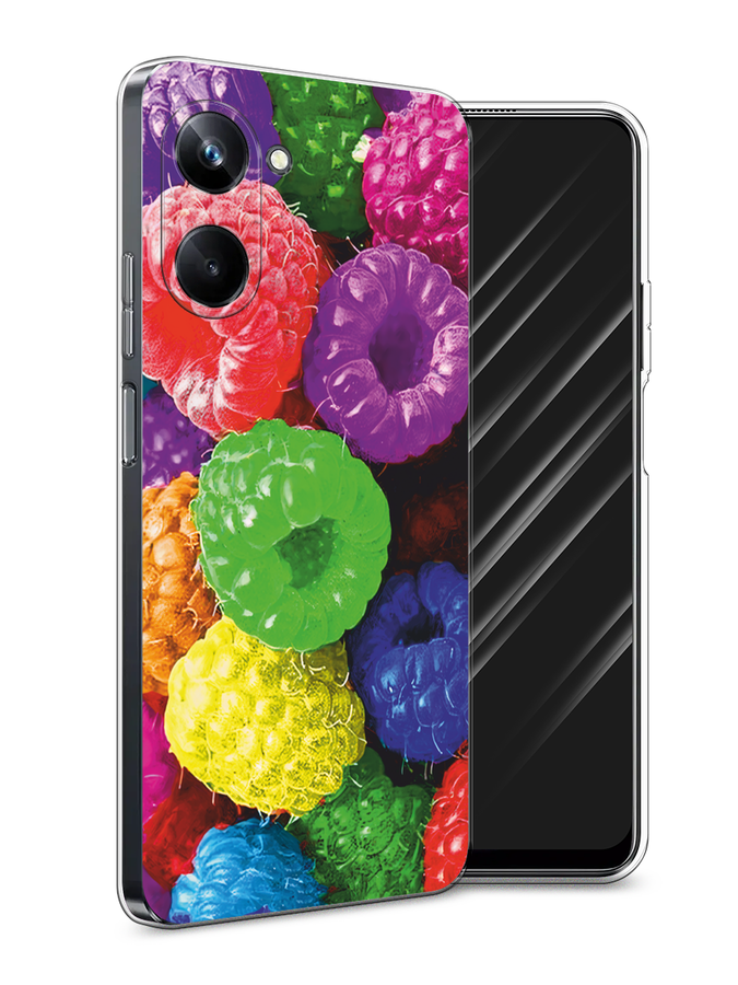 

Чехол Awog на Realme 10 Pro "Разноцветная малина", Разноцветный, 2512550-1