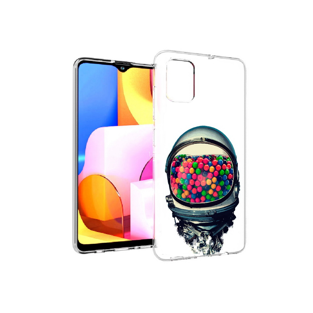 

Чехол MyPads Tocco для Samsung Galaxy A71 шлем космонавта (PT142122.485.700), Прозрачный, Tocco