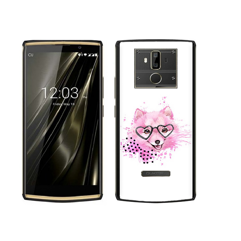

Чехол MyPads Tocco для Oukitel K7 розовый волченок, Прозрачный, Tocco