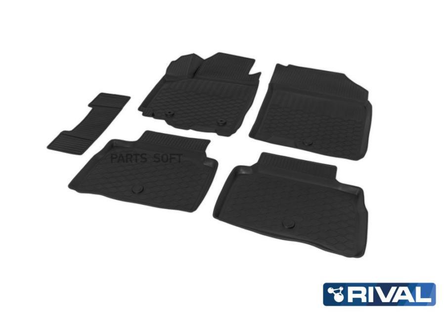 

Коврики салона, RIVAL, для Geely Coolray 2020-, 11904001, Rival 11904001 1шт