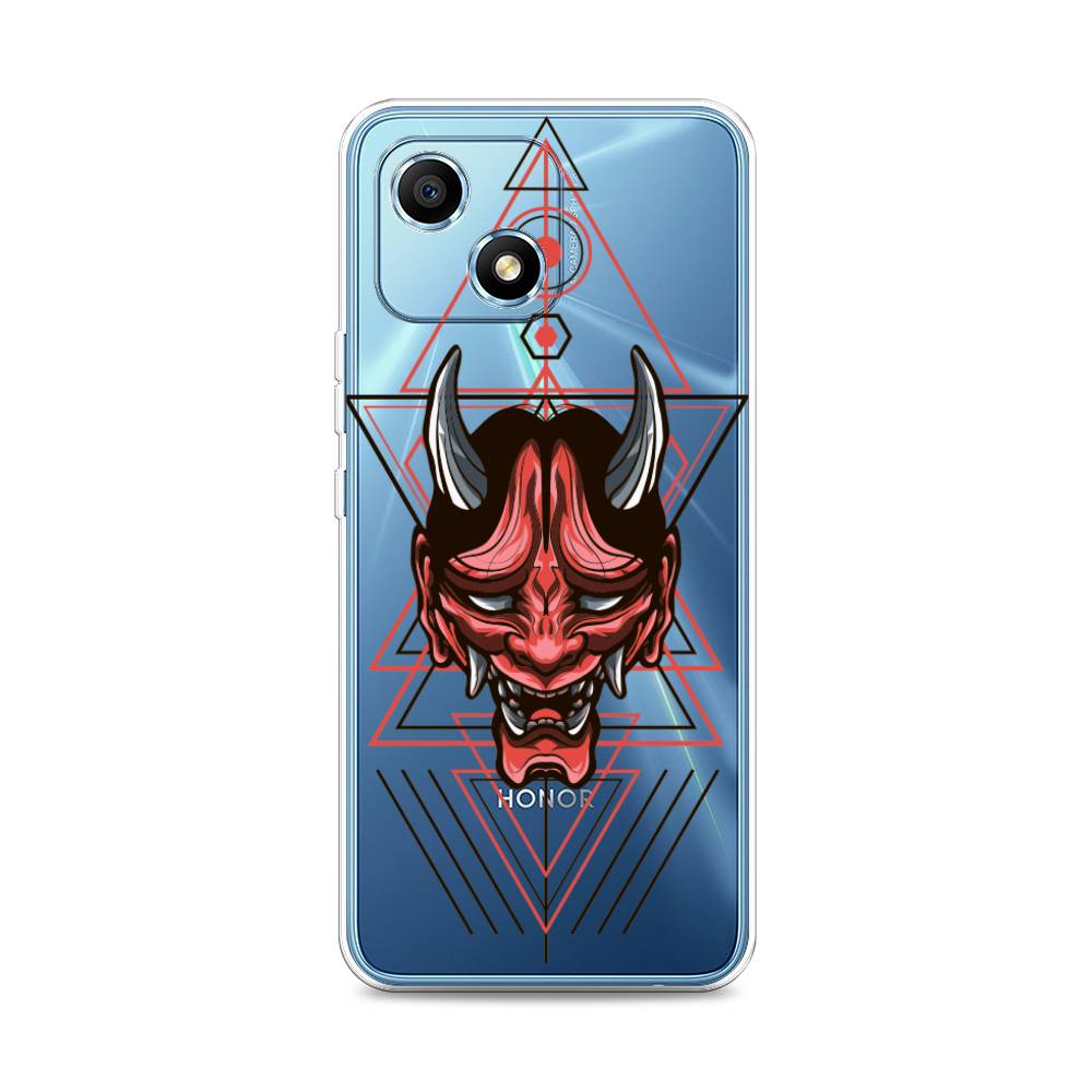 

Чехол на Honor Play 30 "Hanya Oni mask", Серый;красный;черный, 6108750-4
