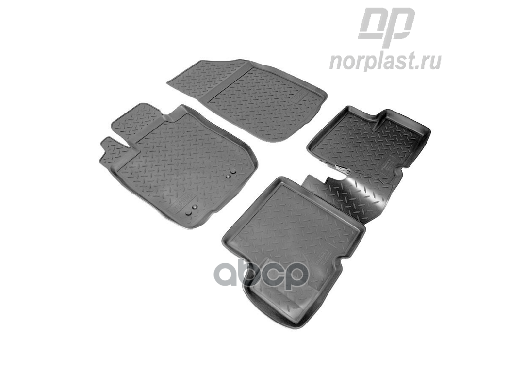 

Коврики в салон полиуретан NORPLAST RENAULT Duster 2 AWD 2011- черный комплект NPL-Po-69-0